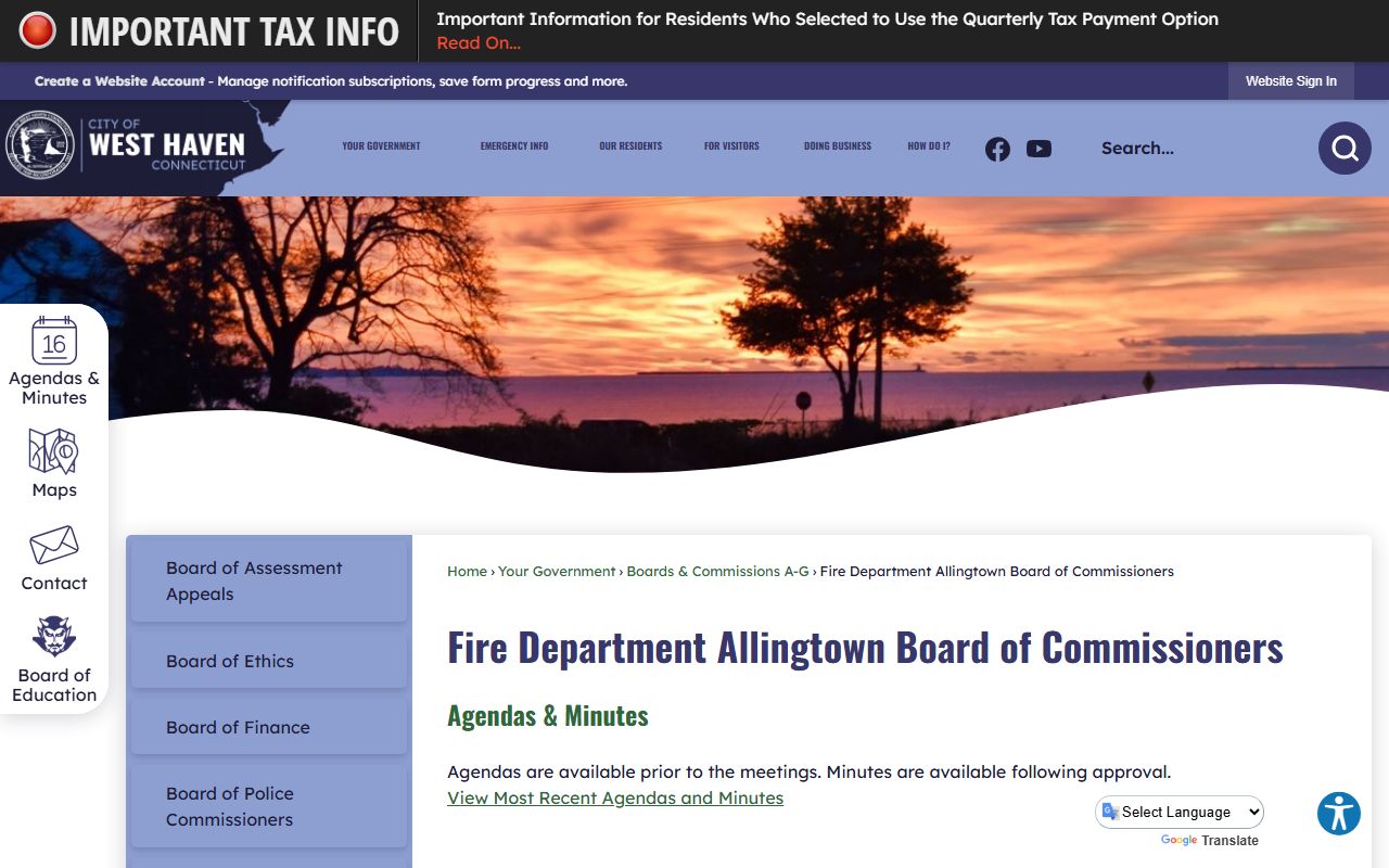 West Haven Town Clerk office for vital statistics and birth records